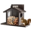 Gnodary Squirrel Feeders for Outside, Durable Squirrel House for Outdoor