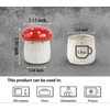 Mushroom Baking Soda Holder For Fridge Deodorizer Ceramic Baking Soda