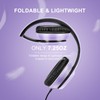 LORELEI X8 Over-Ear Wired Headphones with Microphone with 1.45m-Tangle-Free Nylon