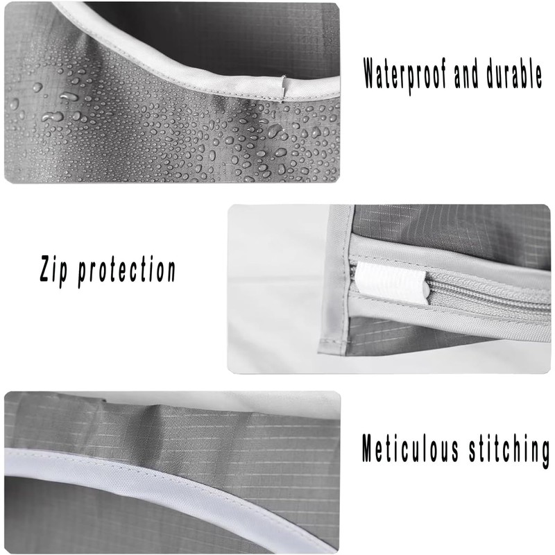 Large Hanging Laundry Hamper & Wall Mounted Laundry Bag -