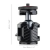 POWRIG Multi Cold Shoe Mount Mini Camera Ball Head