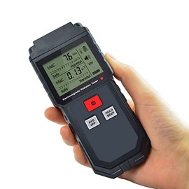Emf Meters，geiger Counter, LCD Electromagnetic Radiation Detector, Handheld Portable Nuclear Radiation Tester Meter for Home Office Outdoor Inspection Ghost Hunting