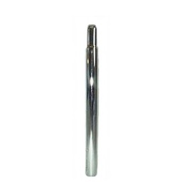 3957 Classic Bicycle Seat Post Steel Chrome Plated Silver with Nut 27.2mm