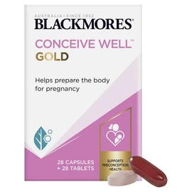 Blackmores Buy Blackmores Conceive Well Gold 28 Tablets plus 28 Capsules Online