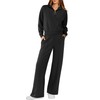 RUBZOOF Womens 2 Piece Outfits Sweatsuit Half Zip Sweatshirt Tracksuit