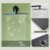 Shower System Matte Black Shower Faucet Set, Bostingner 10" Rain