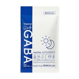 Vitabrid Daily GABA Renewal Sleep Supplement, 15 Day Supply, 30 Tablets x 1 Bag, Made in Japan