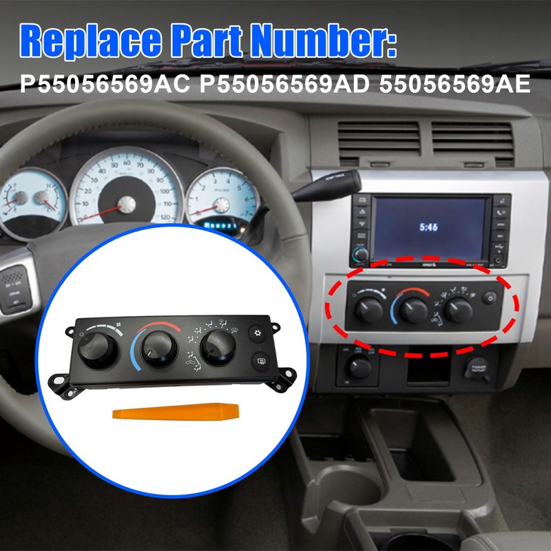 BABERGOU A/C Heater Climate Control Module Compatible with Dodge Ram