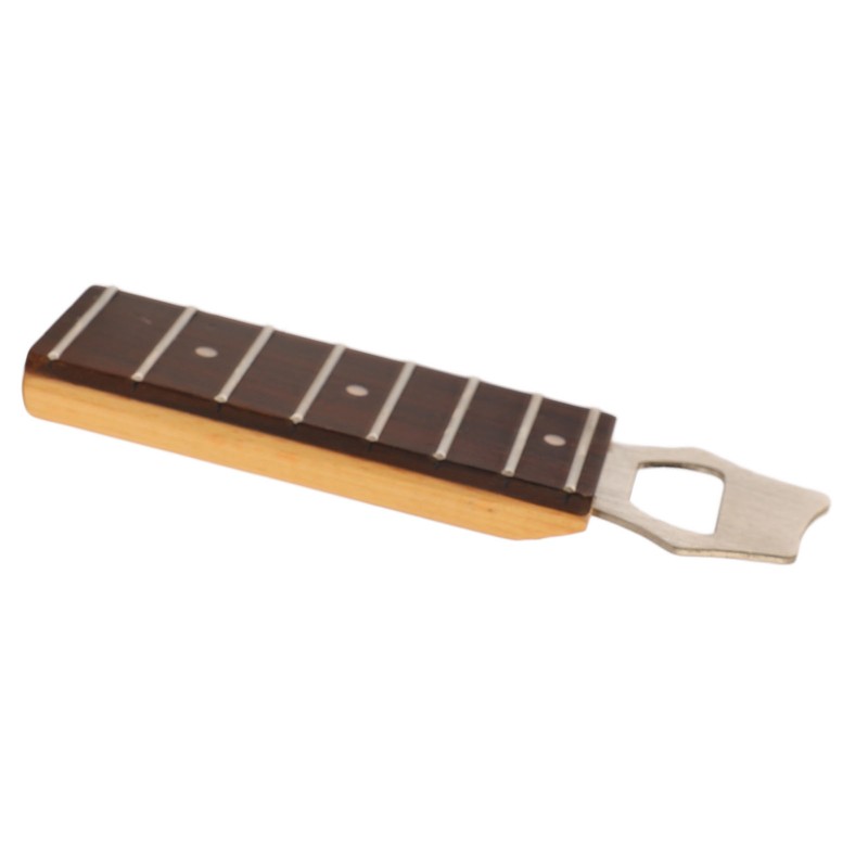 Guitar Handle Bottle Opener Comfortable Hand Grip Engraved Texture Guitar