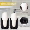 Bathroom Dispenser Small Holder for Bathroom, Ceramic Mouthwash Cups 3