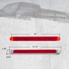 Partsam Waterproof 17" Inch High Power 40 LED Red Utility