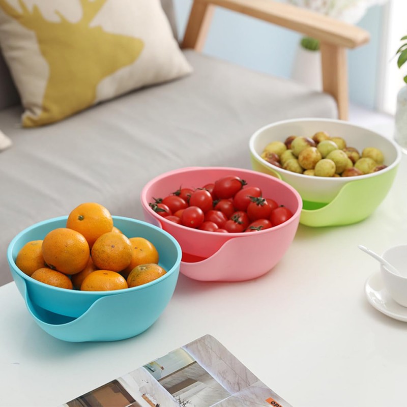 Ciieeo Lazy Fruit Plate Snack Bowl Shell Holder Nut Bowl