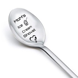 Moms Ice Cream Shovel Spoon for Mom Birthday Gifts for Women Mama Christmas Gifts for Mommy Gift Ideas Funny Gifts for Mother in Law Retirement Gifts for Bonus Step Mom Stocking Stuffers for Her