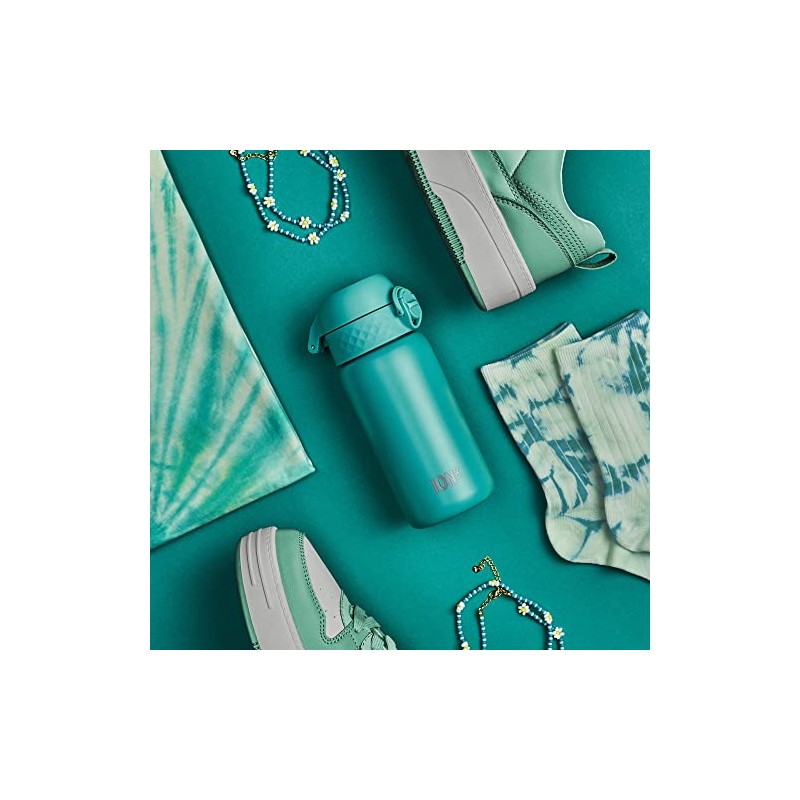 Ion8 Stainless Steel Leakproof Water Bottle - 14 oz/400 ml