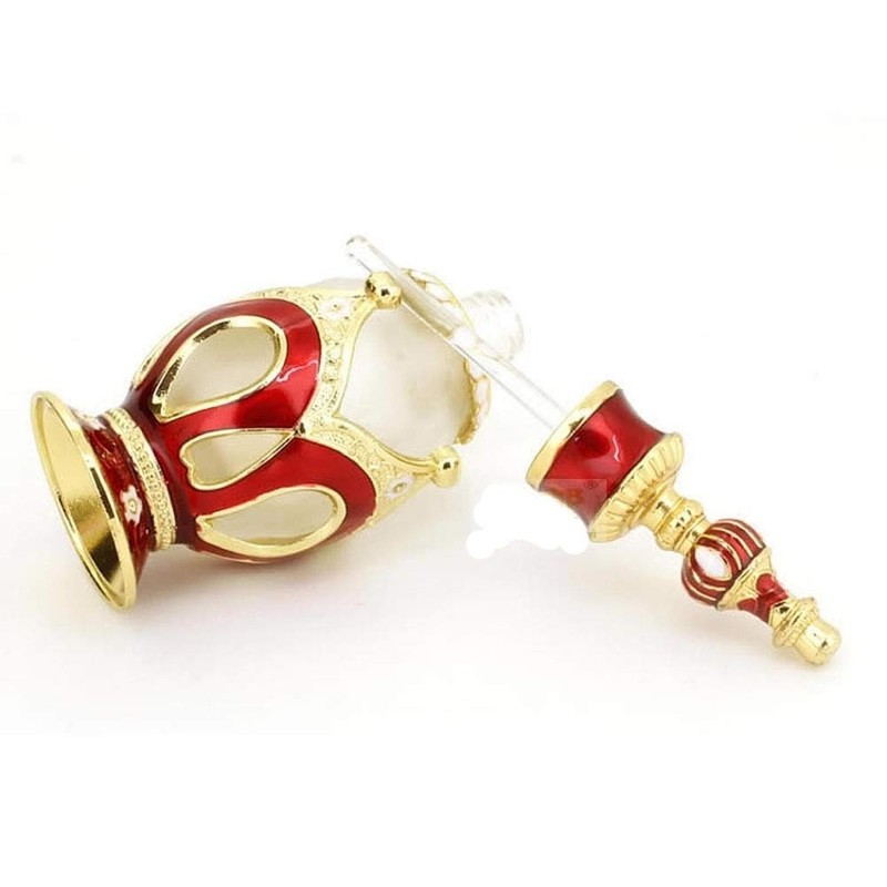 0.67oz Crown Shape Creative Perfume Bottle Metal and Glass Perfume