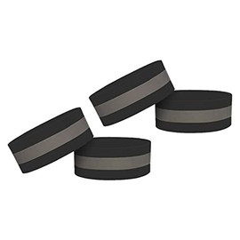 KOYOKOMA Reflective Bands Arm Bands Set of 4 Velcro for Running, Walking, Jogging, Night, Walking, Reflectors (Black)