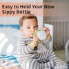 Spout Transition Sippy Cup Conversion Kit for Comotomo Baby Bottles,