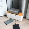 Cable Management Box Cord Organizer Box Hides Power Strips Behind