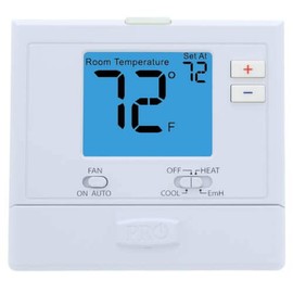 T721 Digital Non-Programmable, Multi-Stage Thermostat w/Heat Pump (2H/1C)