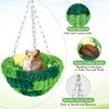 Cute Club Flannel Crocheted Multi-Pet Hammock – Stainless Steel Hooks,
