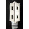 Powtech 4ft White Electrical Extension Cord Power Wire 2 Prong