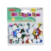 Creative Arts Wiggle Eyes - 100 pieces; round, assorted