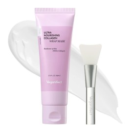 Collagen Overnight Wrapping Peel Off Facial Cream Mask with Jelly 