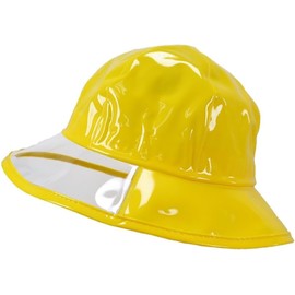 Happybeans Rain Hat, Children, 20.5 - 22.0 inches (52 - 56 cm), G-5 (52 cm, Yellow)