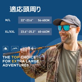 TOP-EX Men's Cap, Large Size, Baseball Hat, Waterproof, Women's, Men's, Summer, Golf, Cycling, Running, Hiking, Outdoor, UV Protection, Foldable, Fishing, UV Hat, Rain, Hat, M–L