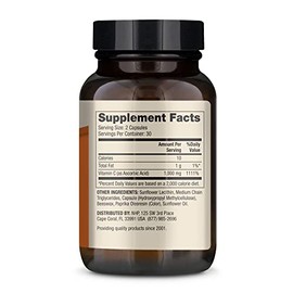 Dr. Mercola Liposomal Vitamina C, 1000mg per serving, 60 Capsules