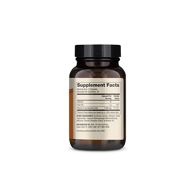 Dr. Mercola Liposomal Vitamina C, 1000mg per serving, 60 Capsules