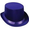 Satin Sleek Top Hat (purple) Party Accessory (1 count)