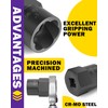 9PCS Bolt Extractor Kit Heavy Duty, 1/2" Drive Impact Lug