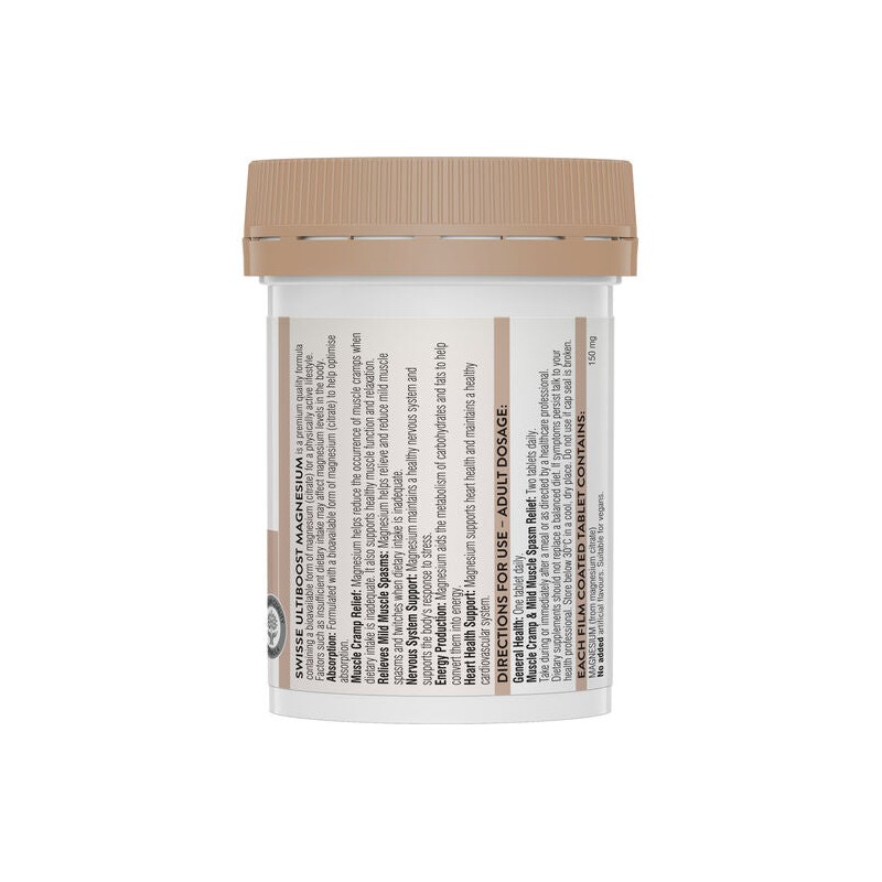 Swisse Ultiboost Magnesium 60 Tablets