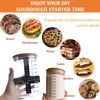 Premium Sourdough Starter Kit,34 oz with Bamboo Lid,Cloth Cover,Date Tracker,Thermometer