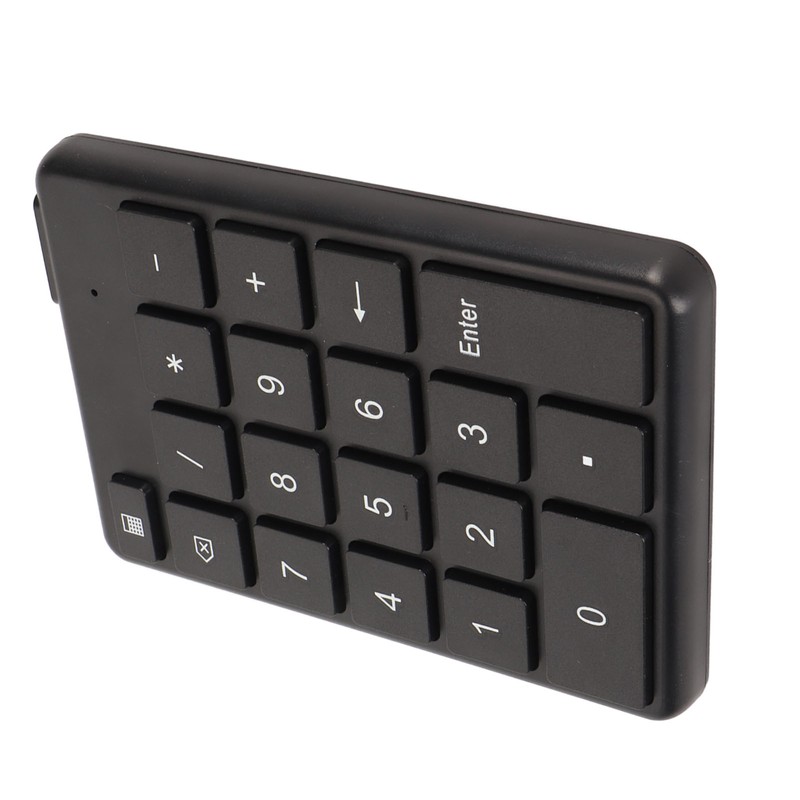 Bluetooth 5.1 Numeric Keypad 19 Keys Ergonomic Number Pads Battery