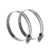 Horiznext 9 inch stainless steel hose clamp, adjustable metal worm
