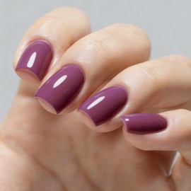 Vishine Gelpolish Manicure DIY Long-lasting Gel Nail Polish Lacquer Shiny Color UV LED Soak Off Glitter Dark Orchid(1023)