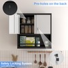 STEELIST Metal Cabinet Wall Mounted, Garage Storage Cabinet Heavy Duty,