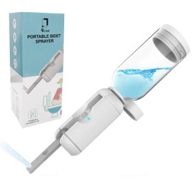 rutell Powerful Handheld Pocket Bidet Sprayer - Portable, Battery-Powered, Water-Saving - Perfect for Women and Children!