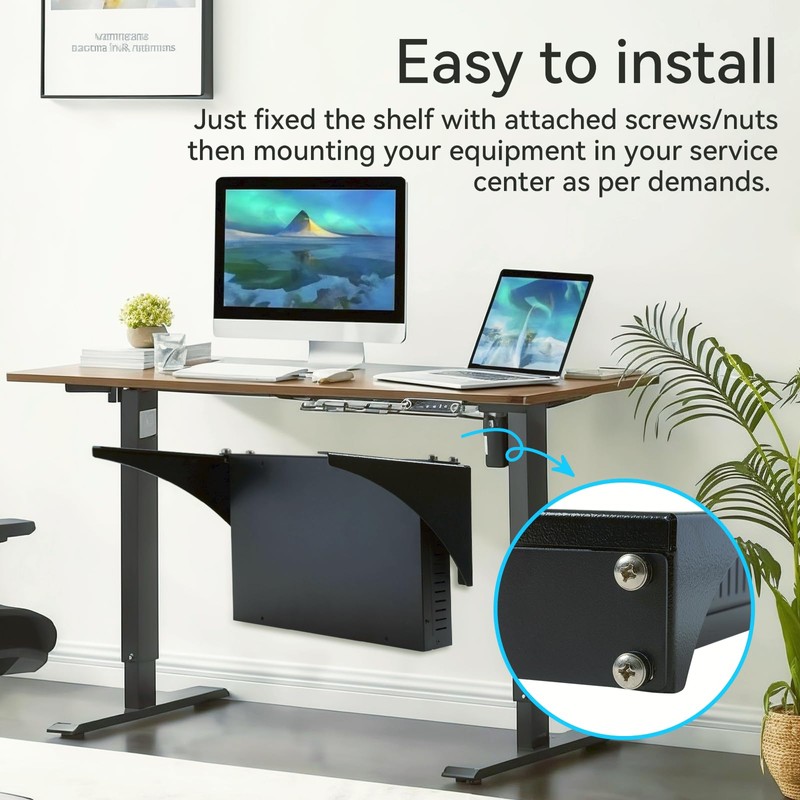 Fbyuitap 1U 2U 3U 4U Wall Mount Server Rack Shelf