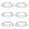 WQEDVN 6 PCS Lampshade Reducer Ring, Light Shade Adapter Rings,