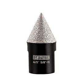 DT-DIATOOL Diamond Beveling Chamfer Bits - Diamond Countersink Drill Bit 4/5 Inch x 5/8"-11 Thread for Enlarging Trimming Shaping Existing Holes of Granite Marble Porcelain Tiles 20mm