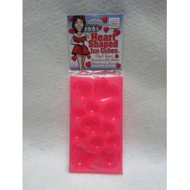 California Exotic Heart Shaped Ice Cubes Pink Tray Valentine's Night Jello Shot Bachelorette Party