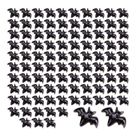 WSDMAVIS 100Pcs Cartoon 3D Miniature Bats Tiny Resin Bats for DIY Nail Art & Bat Decor Cute Small Nail Jewelry Charms Flat Back for Spooky Landscaping & Bat Houses