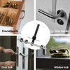 ASCENDAS Cabinet Hardware Jig Tool Adjustable Drill Template Guide Aluminum