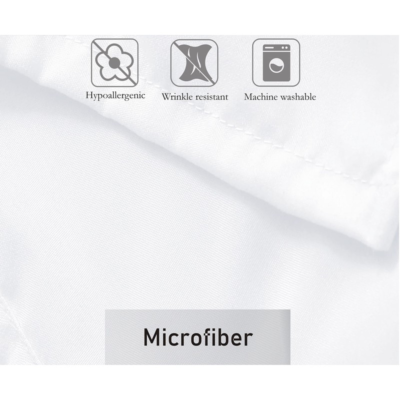Linen Home Extra Deep Frilled Fitted Valance Sheet Double Bed