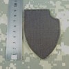 Skull Shield Morale Tactical PVC Patch (Blackout Subdued) (Olive Drab)