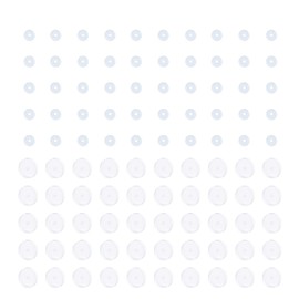 Bloomfall 3MM 50PCS 5MM 50PCS Clear Piercing Disc For Piercing Bump,Pressure Silicone Earrings For Keloids Healing Pads Belly Button Piercing Kit