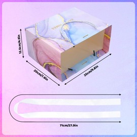 FRIUSATE 3 pieces Gift Bag, Presents Gift Bags with Ribbon Gift Bags Medium Birthday Gift Bag for Presents